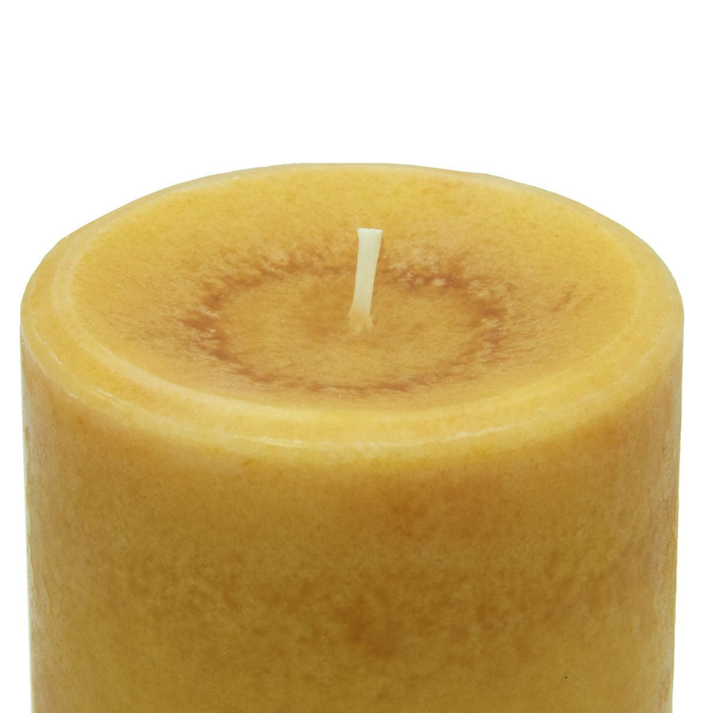 Pier 1 Amber Musk 3x4 Solid Pillar Candle