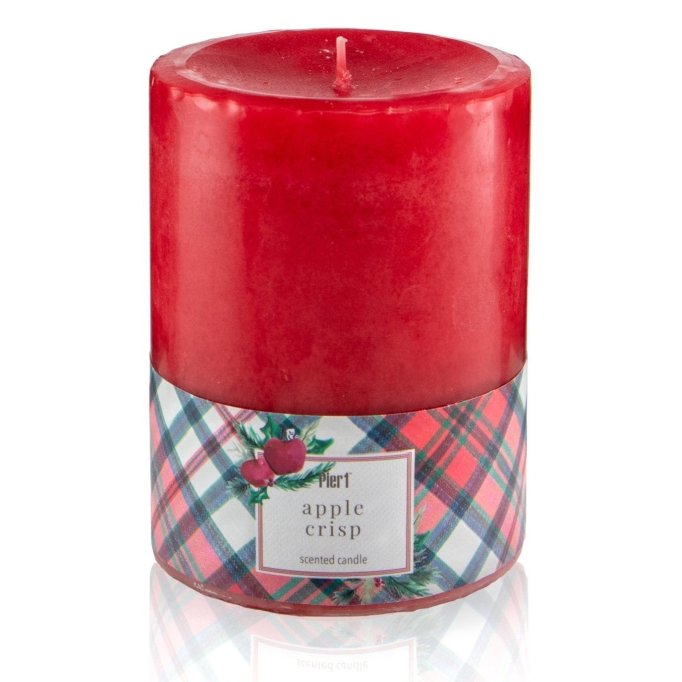 Pier 1 Apple Crisp 3x4 Mottled Pillar Candle