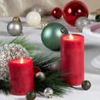 Pier 1 Apple Crisp 3x6 Mottled Pillar Candle