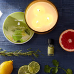 Pier 1 Citrus Cilantro® Filled 3-Wick Candle 14oz