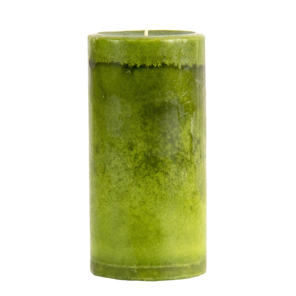 Pier 1 Citrus Cilantro® Mottled 3x6 Pillar Candle