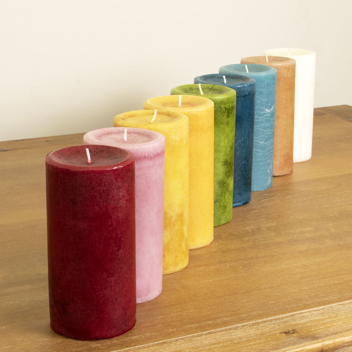 Pier 1 Citrus Cilantro® Mottled 3x6 Pillar Candle