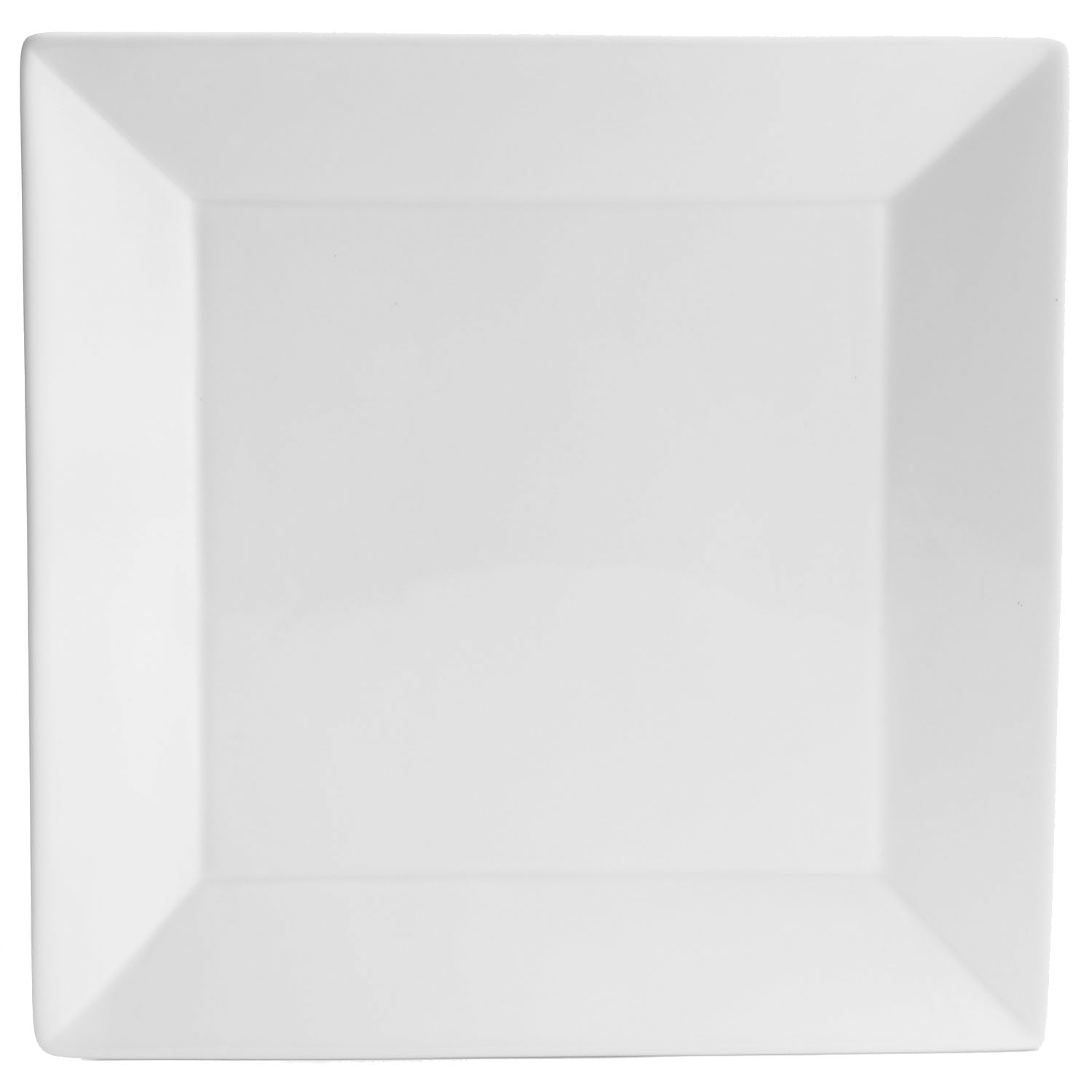 Pier 1 Luminous Porcelain Square White Salad Plates, Set of 6