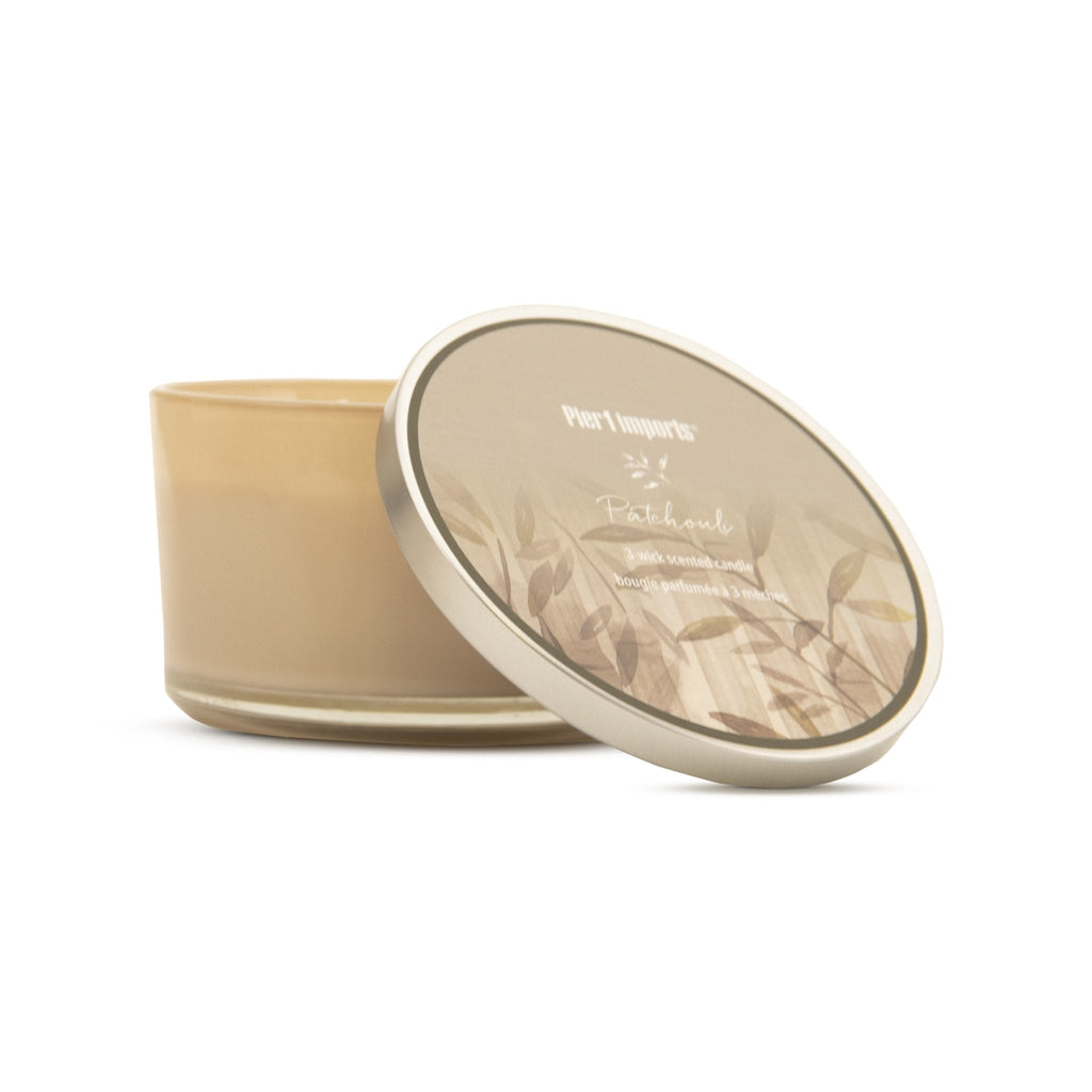 Pier 1 Patchouli ® Filled 3-Wick Candle 14oz