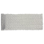 Silver Sequin Mesh 16x10' Table Runner Roll