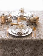 Silver Sequin Mesh 16x10' Table Runner Roll