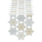 Snowflakes Embroidered Table Runner