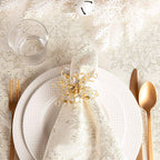 Winter Sparkle Jacquard Napkins, Set Of 6