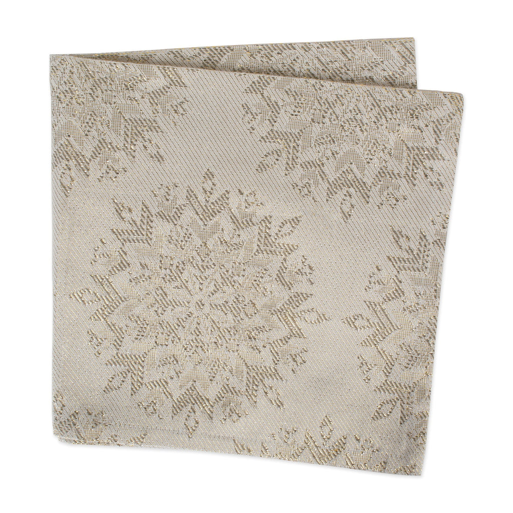 Winter Sparkle Jacquard Napkins, Set Of 6