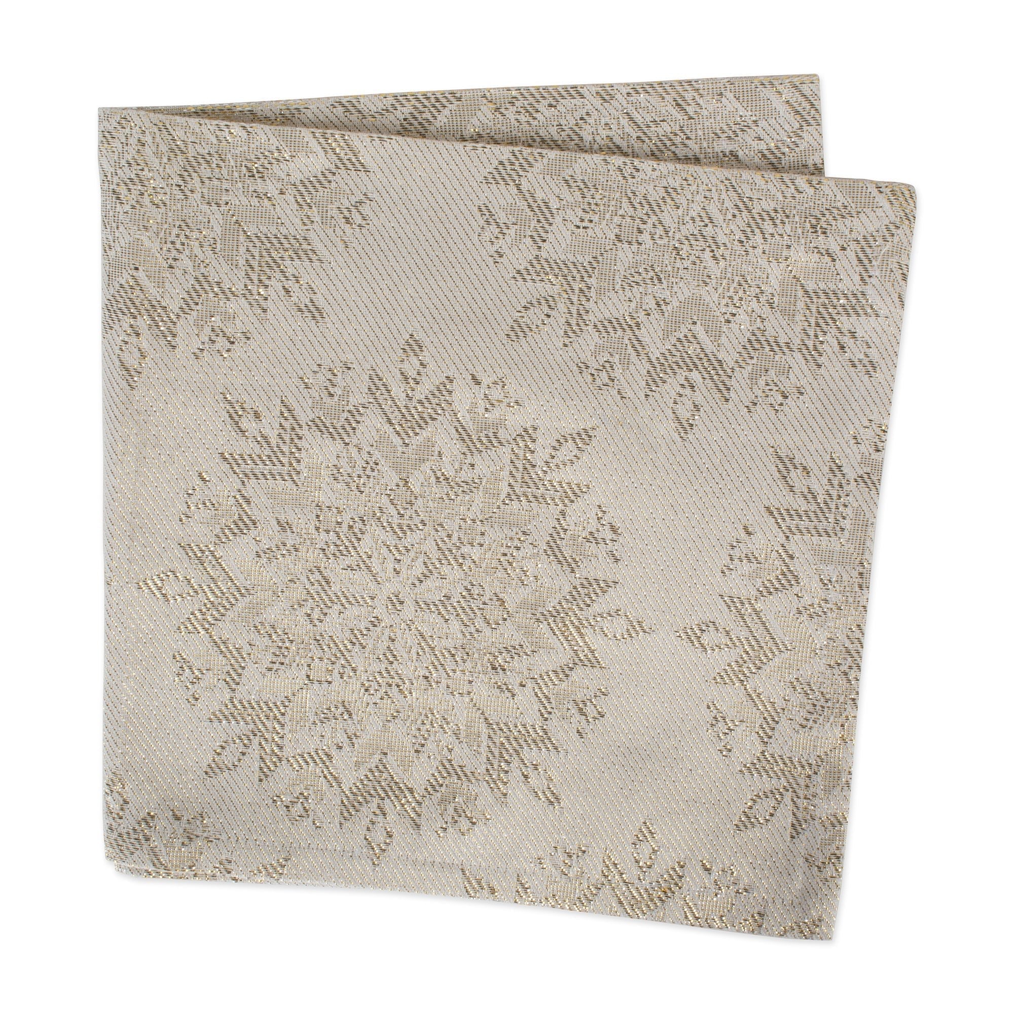 Winter Sparkle Jacquard Napkins, Set Of 6